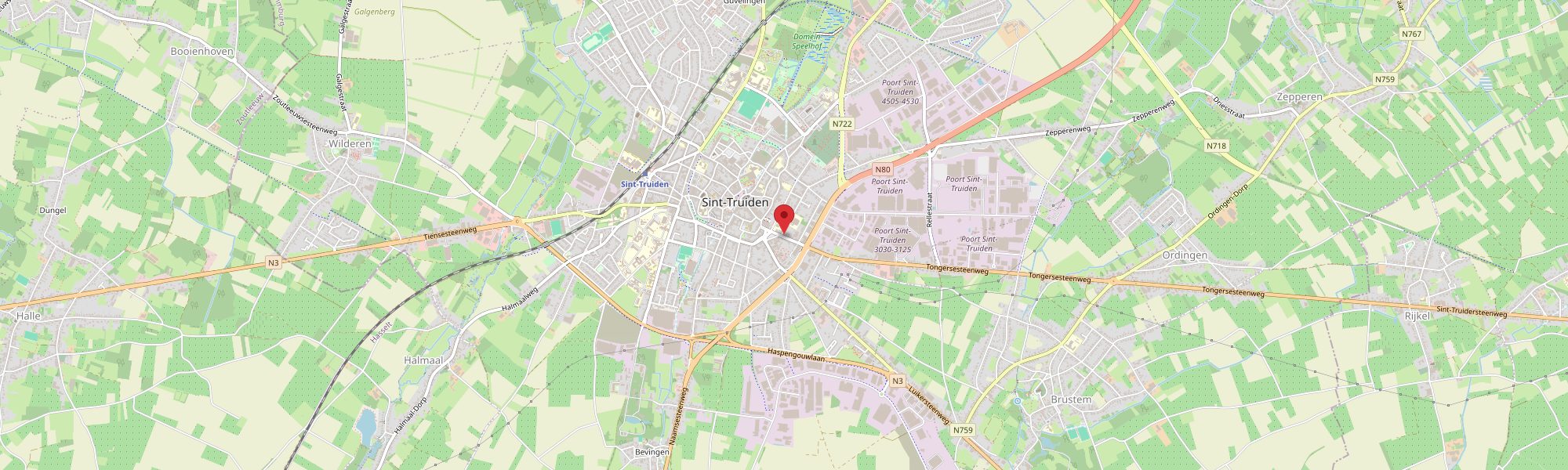 Kaart: Tongersesteenweg 28, 3800 Sint-Truiden